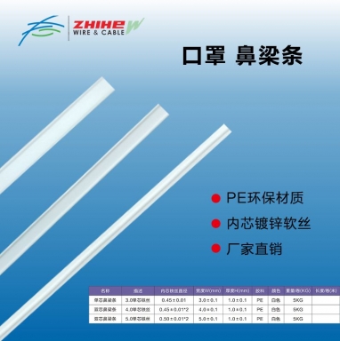 双芯口罩鼻梁条